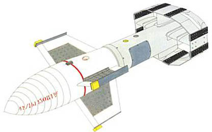Schema della bomba guidata Fritz X